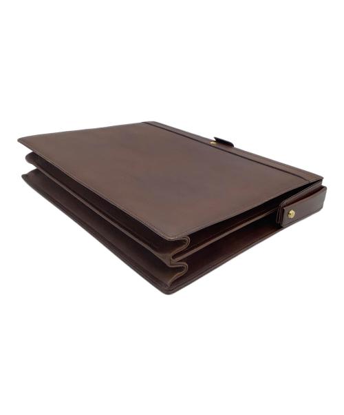 なし（ナシ）なし (ナシ) ビジネスバッグ ブラウンの古着・服飾アイテム