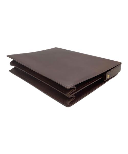 なし（ナシ）なし (ナシ) ビジネスバッグ ブラウンの古着・服飾アイテム