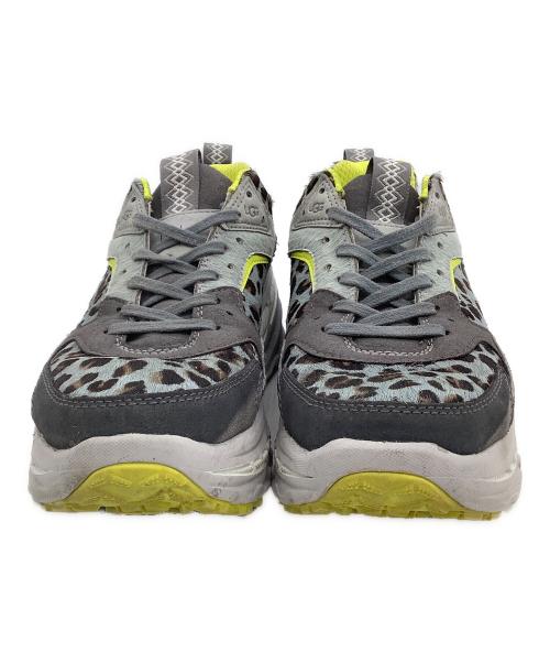 UGG（アグ）UGG (アグ) スニーカー 	レオパード柄 グレー×イエロー サイズ:27の古着・服飾アイテム