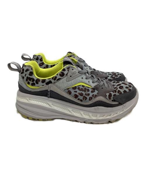 UGG（アグ）UGG (アグ) スニーカー 	レオパード柄 グレー×イエロー サイズ:27の古着・服飾アイテム