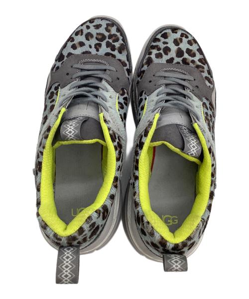 UGG（アグ）UGG (アグ) スニーカー 	レオパード柄 グレー×イエロー サイズ:27の古着・服飾アイテム