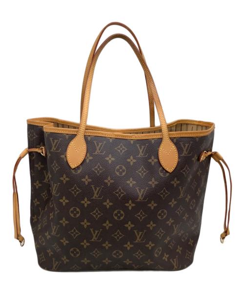 LOUIS VUITTON（ルイ ヴィトン）LOUIS VUITTON (ルイ ヴィトン) トートバッグ	モノグラム　ネヴァーフルMM ブラウン×ベージュの古着・服飾アイテム