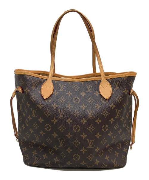 LOUIS VUITTON（ルイ ヴィトン）LOUIS VUITTON (ルイ ヴィトン) トートバッグ	モノグラム　ネヴァーフルMM ブラウン×ベージュの古着・服飾アイテム
