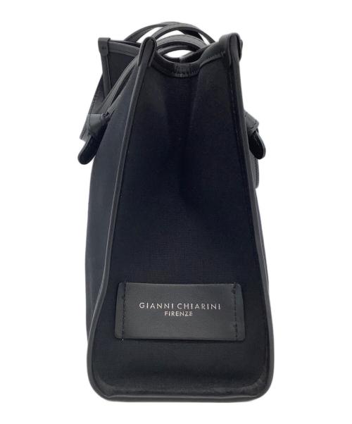 GIANNI CHIARINI（ジャンニ キアリーニ）GIANNI CHIARINI (ジャンニ キアリーニ) トートバッグ ブラックの古着・服飾アイテム