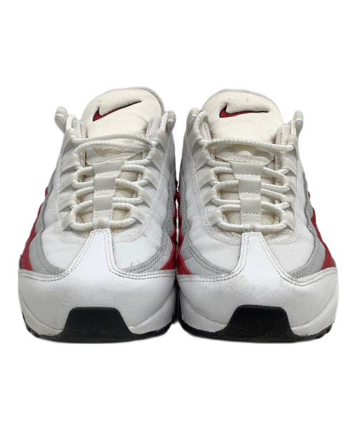 NIKE（ナイキ）NIKE (ナイキ) ローカットスニーカー AIR MAX 95 ESSENTIAL ホワイト×レッド サイズ:26の古着・服飾アイテム