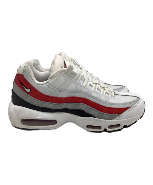 NIKE（ナイキ）NIKE (ナイキ) ローカットスニーカー AIR MAX 95 ESSENTIAL ホワイト×レッド サイズ:26の古着・服飾アイテム