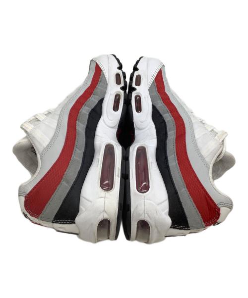 NIKE（ナイキ）NIKE (ナイキ) ローカットスニーカー AIR MAX 95 ESSENTIAL ホワイト×レッド サイズ:26の古着・服飾アイテム