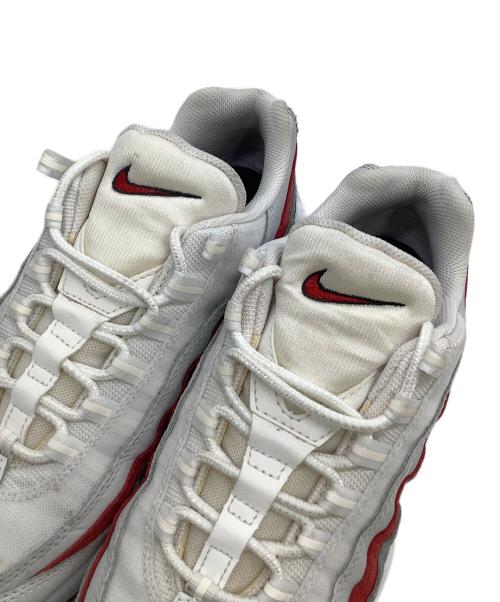 NIKE（ナイキ）NIKE (ナイキ) ローカットスニーカー AIR MAX 95 ESSENTIAL ホワイト×レッド サイズ:26の古着・服飾アイテム