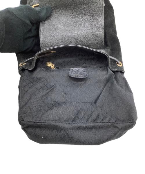 GUCCI（グッチ）GUCCI (グッチ) リュック バンブー  ブラックの古着・服飾アイテム
