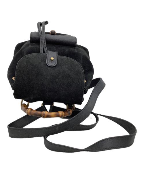 GUCCI（グッチ）GUCCI (グッチ) リュック バンブー  ブラックの古着・服飾アイテム