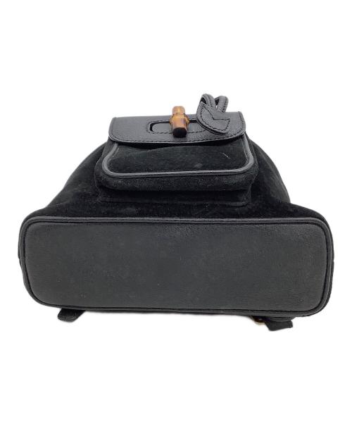 GUCCI（グッチ）GUCCI (グッチ) リュック バンブー  ブラックの古着・服飾アイテム