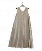 JOURNAL STANDARDジャーナルスタンダード）の古着「ノースリーブワンピース」｜ベージュ