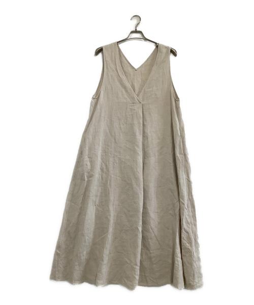 JOURNAL STANDARD（ジャーナルスタンダード）JOURNAL STANDARD (ジャーナルスタンダード) ノースリーブワンピース ベージュ サイズ:表記なしの古着・服飾アイテム