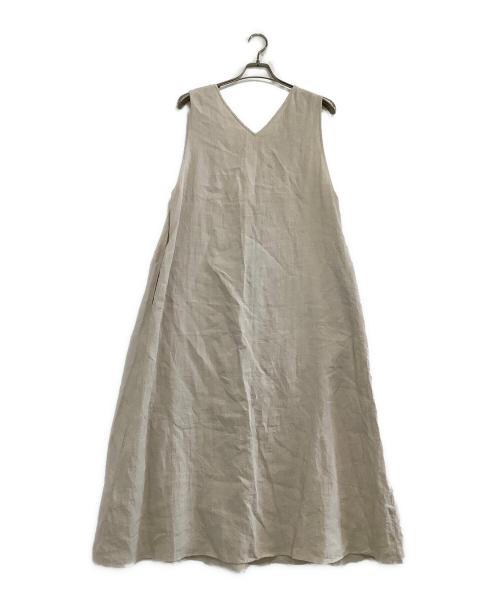 JOURNAL STANDARD（ジャーナルスタンダード）JOURNAL STANDARD (ジャーナルスタンダード) ノースリーブワンピース ベージュ サイズ:表記なしの古着・服飾アイテム
