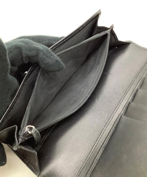 GUCCI（グッチ）GUCCI (グッチ) 長財布 	グッチシマ ブラックの古着・服飾アイテム