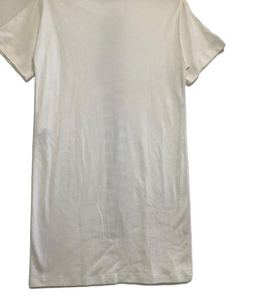 LOUIS VUITTON（ルイ ヴィトン）LOUIS VUITTON (ルイ ヴィトン) プリントカットソーワンピース　23SS ZIPPER PRINT T-SHIRT DRESS ホワイト サイズ:Sの古着・服飾アイテム