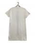 LOUIS VUITTON (ルイ ヴィトン) プリントカットソーワンピース　23SS ZIPPER PRINT T-SHIRT DRESS ホワイト サイズ:S：70000円