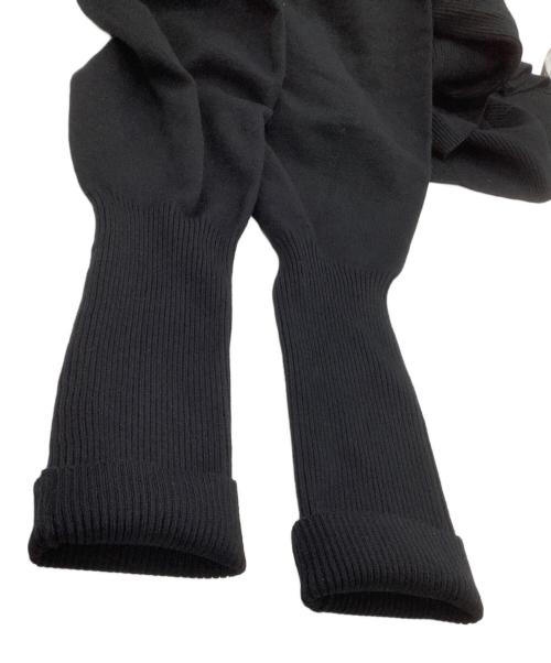 JILL STUART（ジルスチュアート）JILL STUART (ジルスチュアート) ニットワンピース ブラック×ホワイト サイズ:freeの古着・服飾アイテム