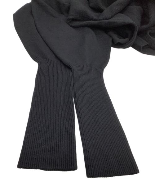 JILL STUART（ジルスチュアート）JILL STUART (ジルスチュアート) ニットワンピース ブラック×ホワイト サイズ:freeの古着・服飾アイテム