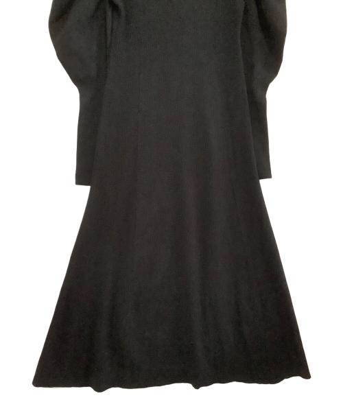 JILL STUART（ジルスチュアート）JILL STUART (ジルスチュアート) ニットワンピース ブラック×ホワイト サイズ:freeの古着・服飾アイテム