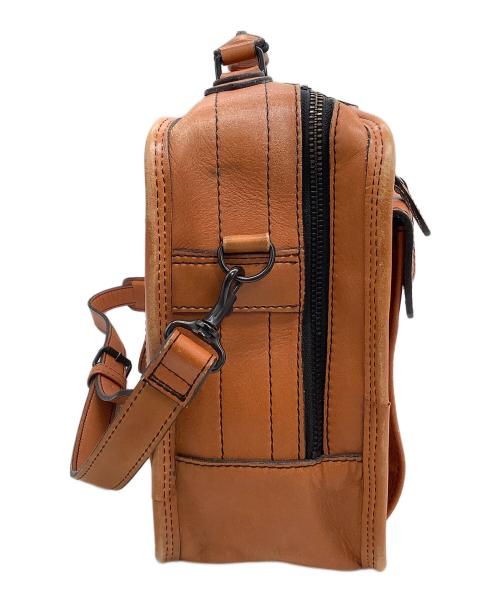 PORTER（ポーター）PORTER (ポーター) レザーショルダーバッグ BARON/バロン キャメルの古着・服飾アイテム