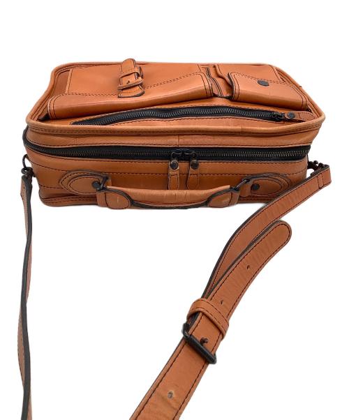 PORTER（ポーター）PORTER (ポーター) レザーショルダーバッグ BARON/バロン キャメルの古着・服飾アイテム