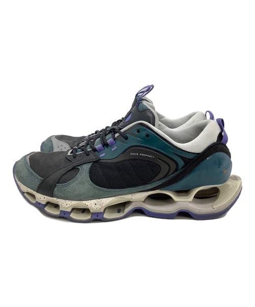 MIZUNO（ミズノ）MIZUNO (ミズノ) スニーカー WAVE PROPHECY ブラック×ブルー サイズ:27.5の古着・服飾アイテム