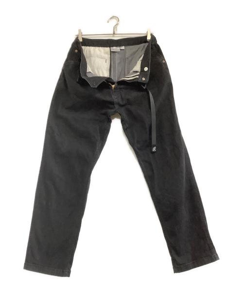 GRAMICCI（グラミチ）GRAMICCI (グラミチ) URBAN RESEARCH (アーバンリサーチ) Mountain Tuck Pants 別注 ブラック サイズ:Lの古着・服飾アイテム
