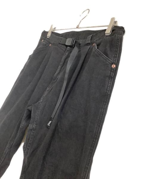 GRAMICCI（グラミチ）GRAMICCI (グラミチ) URBAN RESEARCH (アーバンリサーチ) Mountain Tuck Pants 別注 ブラック サイズ:Lの古着・服飾アイテム