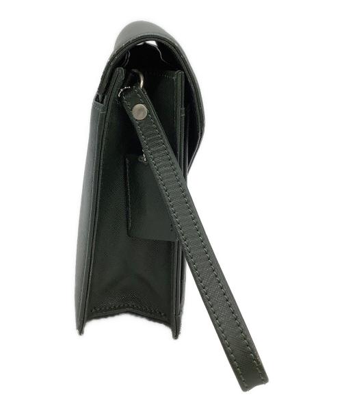 BURBERRY（バーバリー）BURBERRY (バーバリー) クラッチバッグ ダークグリーンの古着・服飾アイテム