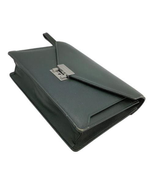 BURBERRY（バーバリー）BURBERRY (バーバリー) クラッチバッグ ダークグリーンの古着・服飾アイテム