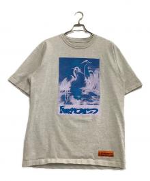 HERON PRESTON（ヘロンプレストン）の古着「半袖カットソー」｜ライトグレー
