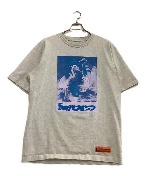 HERON PRESTON（ヘロンプレストン）HERON PRESTON (ヘロンプレストン) 半袖カットソー ライトグレー サイズ:Sの古着・服飾アイテム