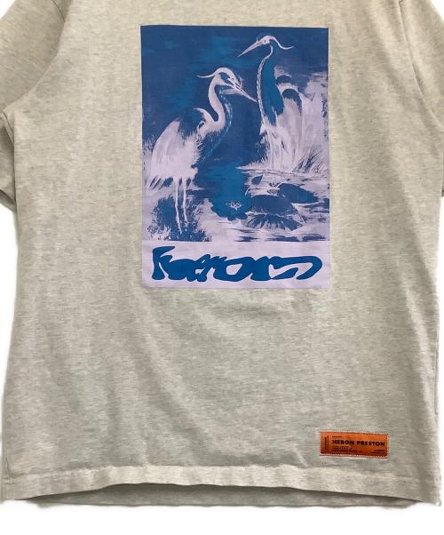 HERON PRESTON（ヘロンプレストン）HERON PRESTON (ヘロンプレストン) 半袖カットソー ライトグレー サイズ:Sの古着・服飾アイテム