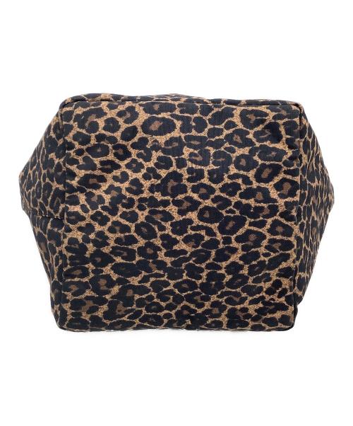 Herve Chapelier（エルベシャプリエ）Herve Chapelier (エルベシャプリエ) 舟形トートバッグ レオパード柄 ブラウンの古着・服飾アイテム