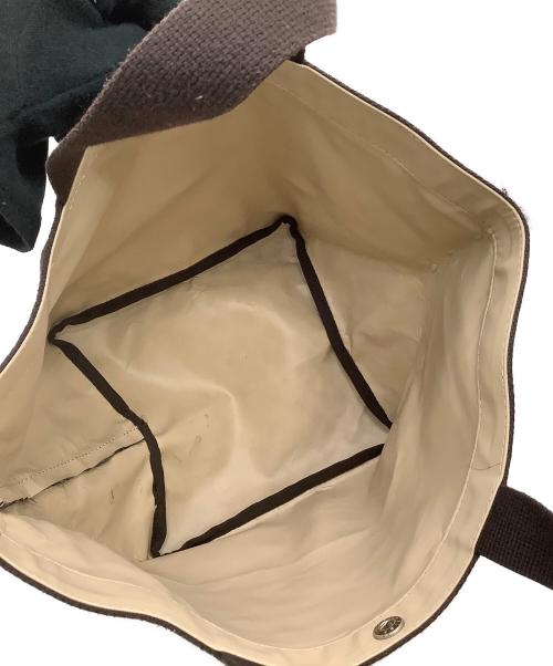 Herve Chapelier（エルベシャプリエ）Herve Chapelier (エルベシャプリエ) 舟形トートバッグ レオパード柄 ブラウンの古着・服飾アイテム