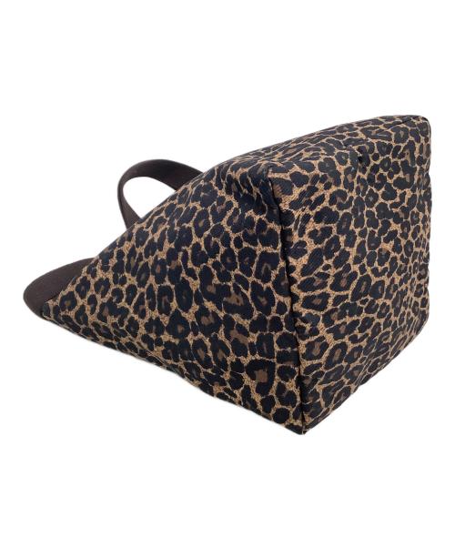 Herve Chapelier（エルベシャプリエ）Herve Chapelier (エルベシャプリエ) 舟形トートバッグ レオパード柄 ブラウンの古着・服飾アイテム