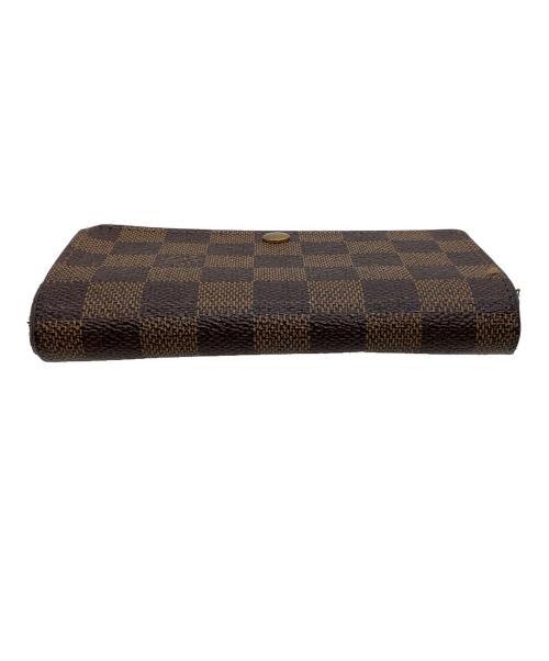LOUIS VUITTON（ルイ ヴィトン）LOUIS VUITTON (ルイ ヴィトン) 2つ折り財布 ダミエ ポルトモネ・ビエ・トレゾール ブラウンの古着・服飾アイテム