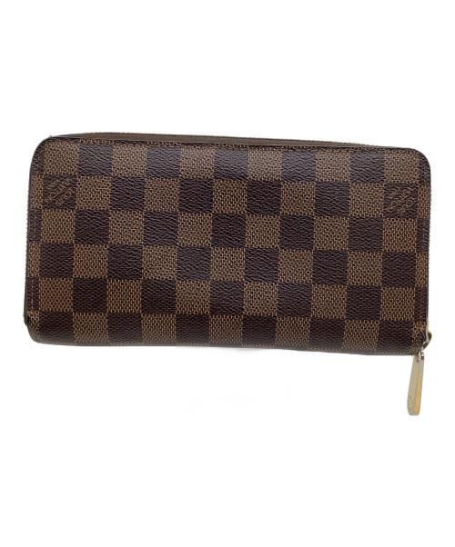 LOUIS VUITTON（ルイ ヴィトン）LOUIS VUITTON (ルイ ヴィトン) ラウンドファスナー財布 	ダミエ  ジッピー ウォレット ブラウン サイズ:表示なしの古着・服飾アイテム