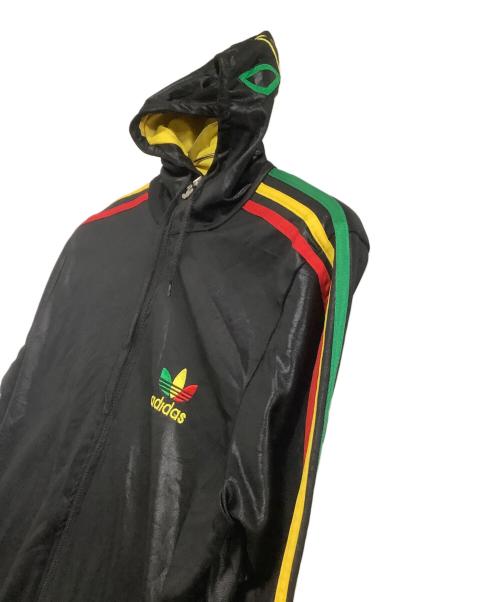adidas Originals（アディダスオリジナル）adidas Originals (アディダスオリジナル) トラックジャケット　CHILE 62　ラスタカラー ブラック サイズ:Mの古着・服飾アイテム