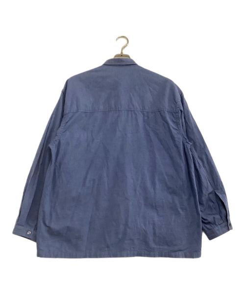 E.TAUTZ SAVILE ROW（イートウツサヴィルロウ）E.TAUTZ SAVILE ROW (イートウツサヴィルロウ) 長袖シャツ ブルー サイズ:Sの古着・服飾アイテム