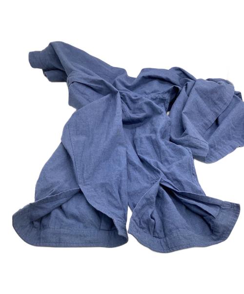 E.TAUTZ SAVILE ROW（イートウツサヴィルロウ）E.TAUTZ SAVILE ROW (イートウツサヴィルロウ) 長袖シャツ ブルー サイズ:Sの古着・服飾アイテム