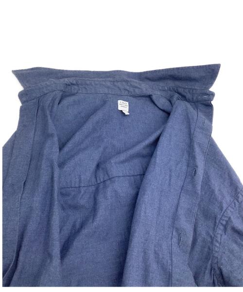 E.TAUTZ SAVILE ROW（イートウツサヴィルロウ）E.TAUTZ SAVILE ROW (イートウツサヴィルロウ) 長袖シャツ ブルー サイズ:Sの古着・服飾アイテム