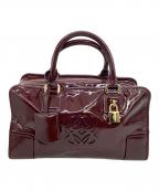 LOEWEロエベ）の古着「ミニボストンバッグ　アマソナ28」｜ボルドー