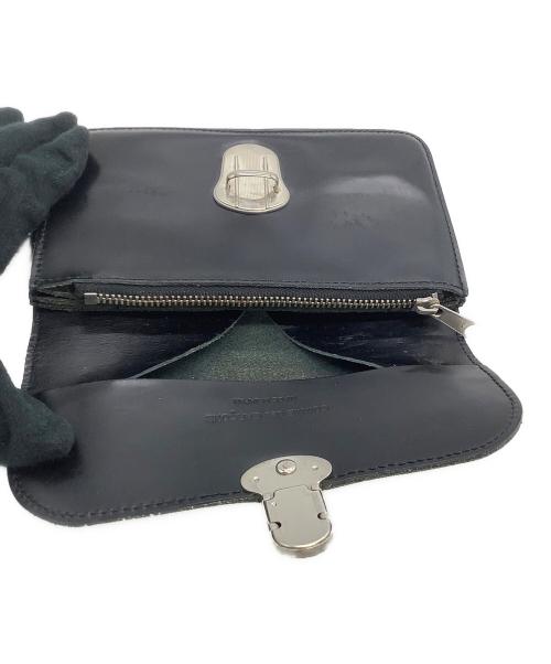 COMME des GARCONS（コムデギャルソン）COMME des GARCONS (コムデギャルソン) 2つ折り財布 スタッズウォレット ブラック×シルバー サイズ:表記なしの古着・服飾アイテム