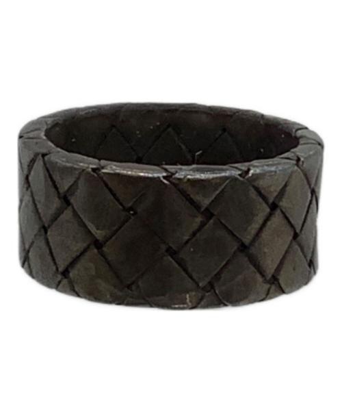 BOTTEGA VENETA（ボッテガベネタ）BOTTEGA VENETA (ボッテガベネタ) シルバーリング 925刻印 イントレチャート サイズ:16号の古着・服飾アイテム