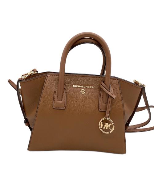 MICHAEL KORS（マイケル・コース）MICHAEL KORS (マイケルコース) トートバッグ ブラウンの古着・服飾アイテム