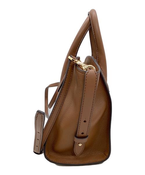 MICHAEL KORS（マイケル・コース）MICHAEL KORS (マイケルコース) トートバッグ ブラウンの古着・服飾アイテム