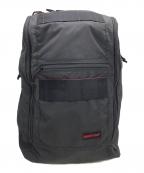 BRIEFINGブリーフィング）の古着「モジュールウェア リュックサック」｜ブラック×レッド