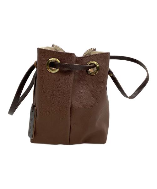 Felisi（フェリージ）Felisi (フェリージ) 巾着バッグ ブラウンの古着・服飾アイテム